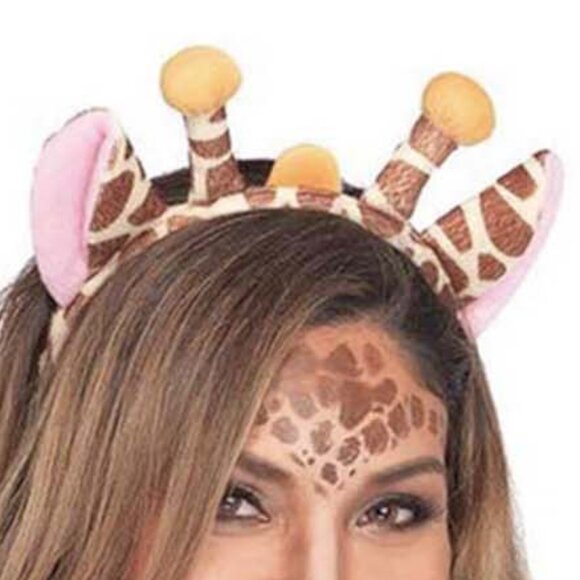 Wild Giraffe Kit 2Pc One Size Brown Roleplay Cosplay Costume Accessory OS - Picture 7 of 7